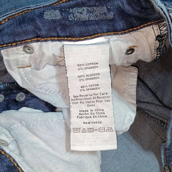 STS Blue Jeans Sz 27 Raw Hem Stretch Denim Exposed Button Fly - Picture 5 of 5